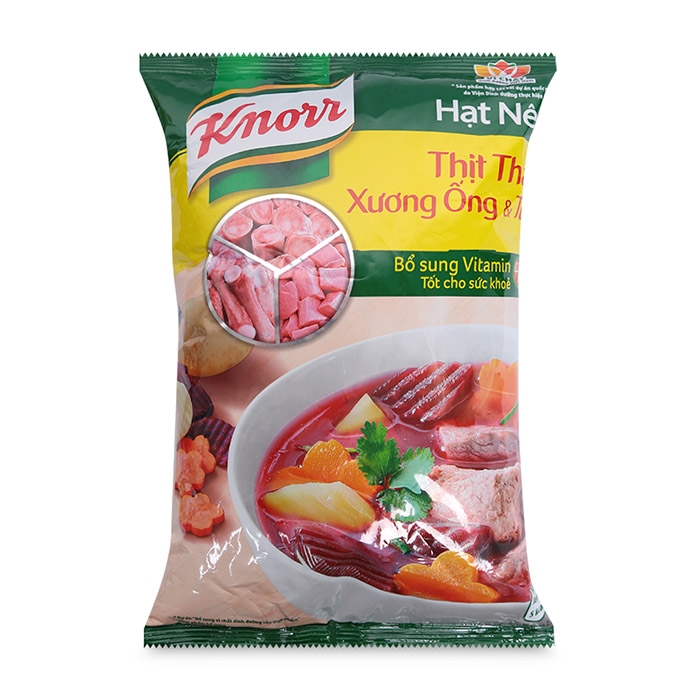 Hạt nêm Knorr thịt thăn, xương ống, tủy gói 