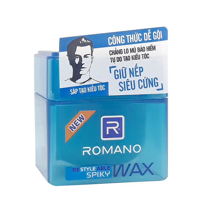 Wax vuốt tóc Romano Giữ nếp siêu cứng, bóng mượt 68g - Sieu Thi Sieu Re -  
