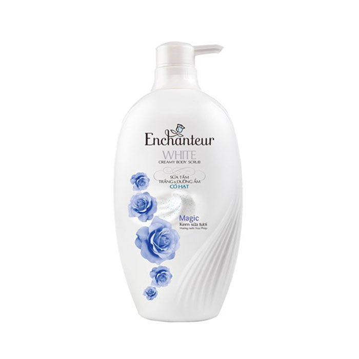 Sữa tắm có hạt Enchanteur Magic kem sữa tươi 650g