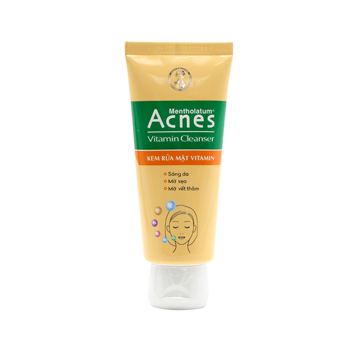 Sữa rửa mặt Acnes Vitamin Sáng da Mờ sẹo Mờ vết thâm 50g