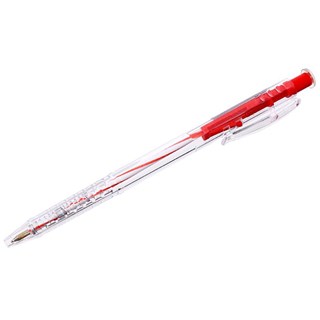 Bút bi bấm Thiên Long TL-027 (hộp 20 cây) màu đỏ