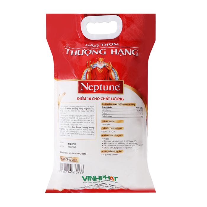 Gạo thơm thượng hạng Neptune