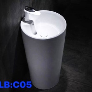 Lavabo trụ đứng tròn NL-FL32