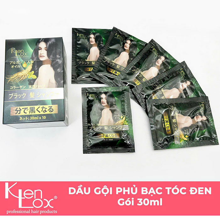 Dầu gội Phủ bạc Tóc đen KENLOX 