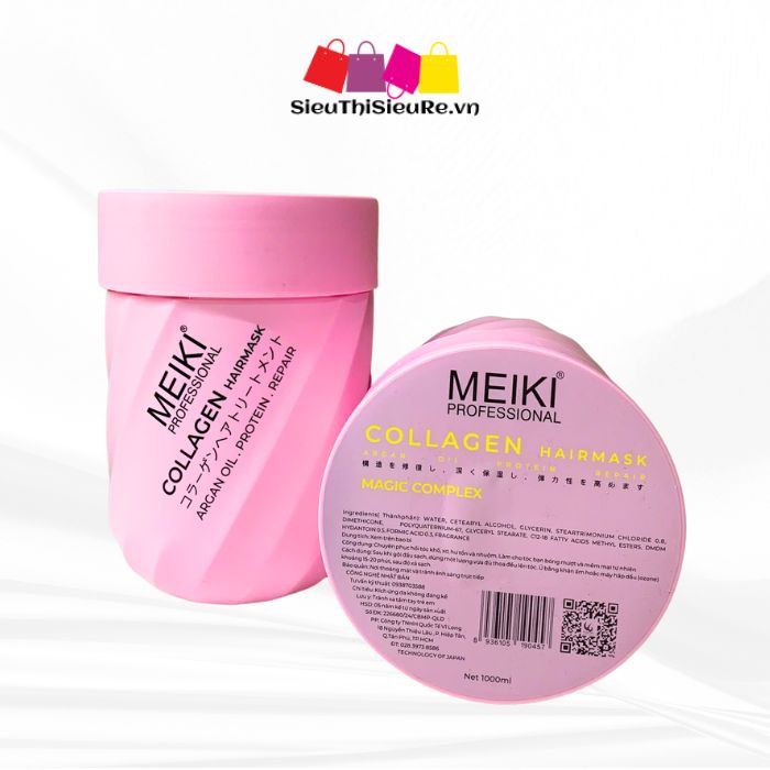 Hấp dầu MEIKI Collagen 1000ml