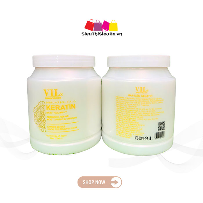 Hấp dầu Keratin VIL 1000ml