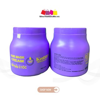 Hấp Hair Mask Cream Tím Hương Dừa 1000ml