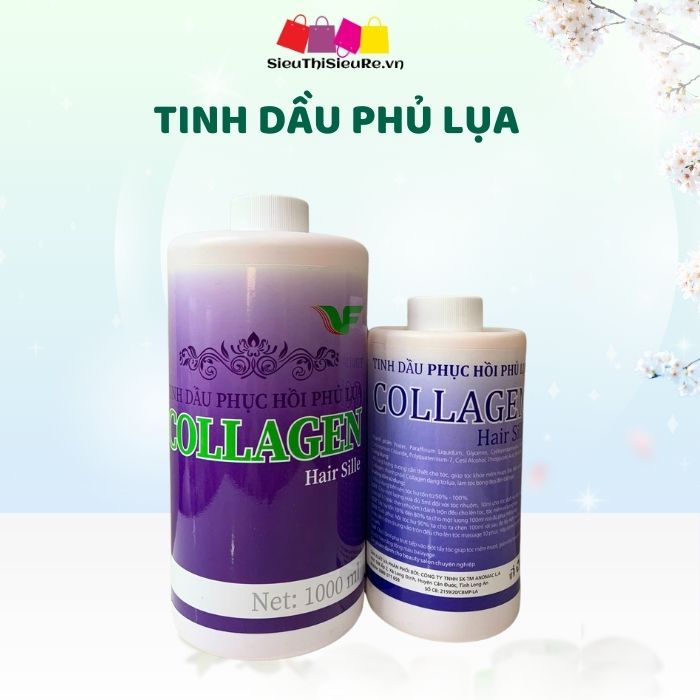 Tinh Dầu Phủ Lụa COLLAGEN Phục Hồi 500ml