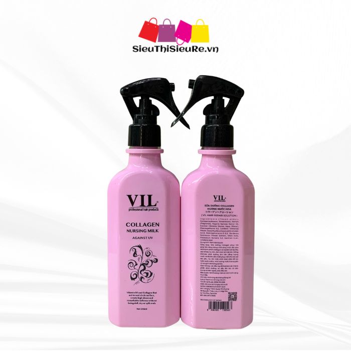 Sữa dưỡng VIL Collagen hương nước hoa 250ml