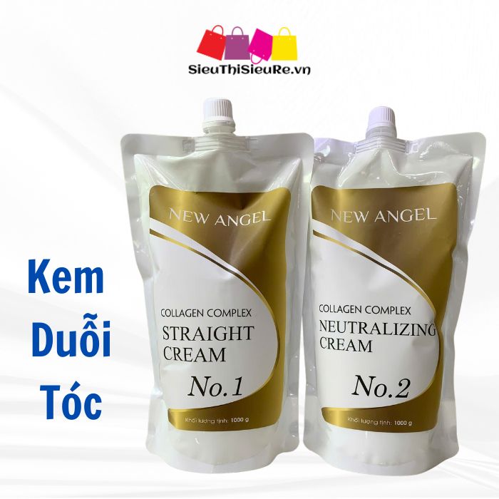 Kem Duỗi Tóc NEW ANGEL 1000mlx2