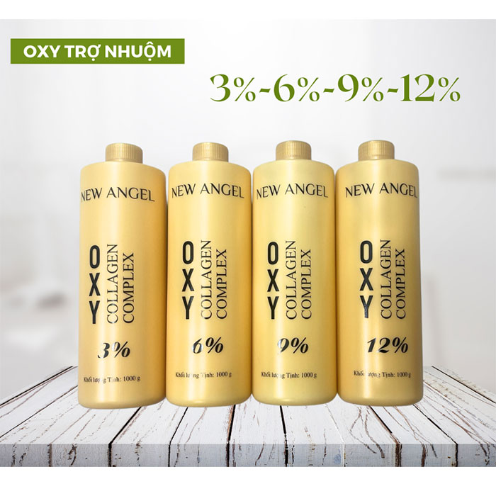 Oxy Trợ Nhuộm NEW ANGEL Collagen 1000ml