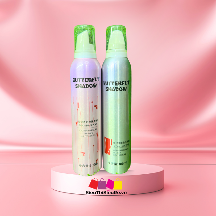 Mousse tạo kiểu tóc BUTTERFLY 300ml