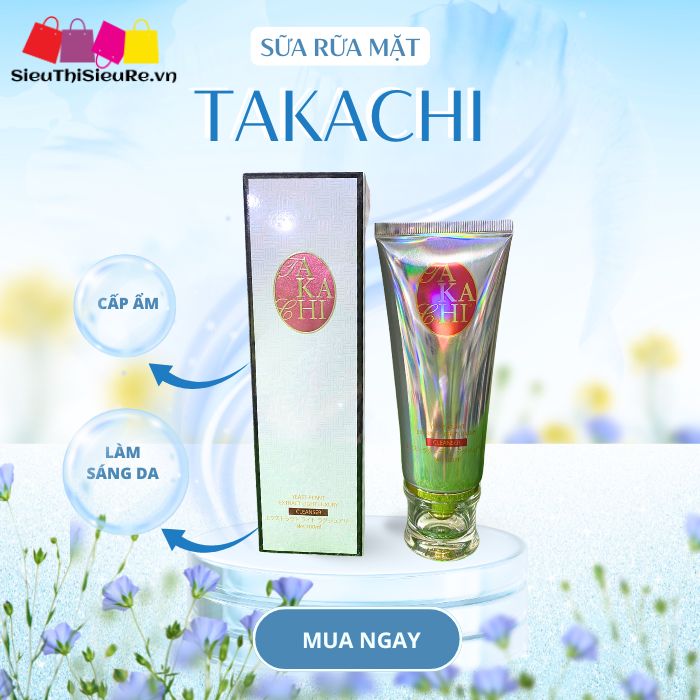 Sữa Rửa Mặt TAKACHI Dành Sáng Da 100ml