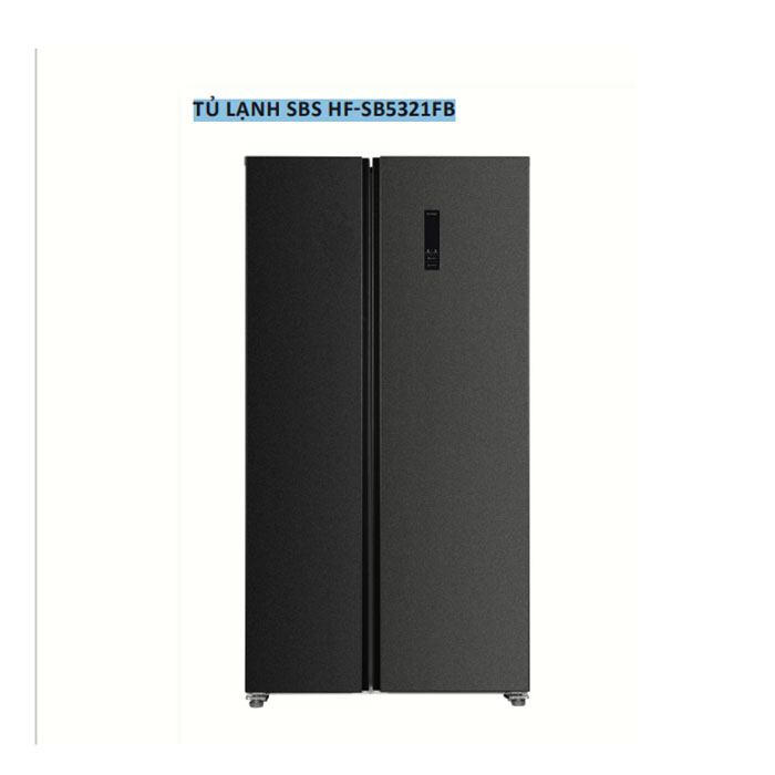 Tủ lạnh side by side, Inverter, màn hình cảm ứng SBS HF-SB5321FB