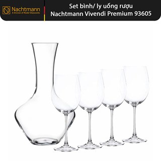 Set bình/ ly uống rượu Nachtmann Vivendi Premium 93605 DEKANTIERSET SET/5